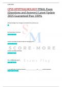 CPSS OPHTHALMOLOGY FINAL Exam  &lpar;Questions and Answers&rpar; Latest Update  2025 Guaranteed Pass 100&percnt; 