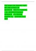 TEST BANK FOR PRIMARY CARE ART AND SCIENCE OF ADVANCED  PRACTICE NURSING &ndash; AN  INTERPROFESSIONAL APPROACH 6TH EDITION DUNPHY ALL CHAPTERS-2023-2024