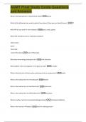 AUMT Final Study Guide Questions  and Answers 