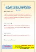 WMST 1000 UOG DEFINITIONS QUESTIONS  AND CORRECT DETAILED ANSWERS &lpar;VERIFIED  ANSWERS&rpar; &vert;&vert;ALREADY GRADED A&plus;&vert;&vert;NEWEST  VERSION