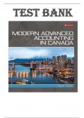 TEST BANK FOR Modern Advanced Accounting in Canada&comma; 9th Edition by Darrell Herauf & Murray Hilton &vert;ISBN&colon; 9781259654695&vert; Complete Guide A&plus;