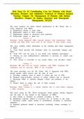 Med Surg Ch 62 Coordinating Care for Patients with Renal Disorders&comma; Brunner and Suddarth's Textbook of Medical Surgical Nursing- Chapter 54 Management of Patients with Kidney Disorders