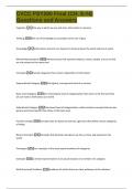 CVCC PSY200 Final &lpar;CH&period; 8-14&rpar;  Questions and Answers 