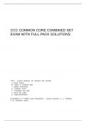 CCC Common Core Combined Set