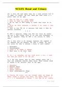 NCLEX Renal and Urinary