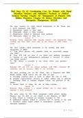 Med Surg Ch 62 Coordinating Care for Patients with Renal Disorders&comma; Brunner and Suddarth's Textbook of Medical Surgical Nursing- Chapter 54 Management of Patients with Kidney Disorders