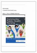 Test Bank For Community Public Health Nursing 7th Edition by Mary A&period; Nies&comma; Melanie McEwen