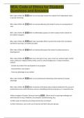 NEA&colon; Code of Ethics for Students  Questions and Answers