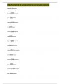 NEA3 Unit 3 Questions and Answers 