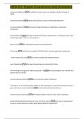 NEA BC Exam Questions and Answers 