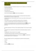 NEA -BC Practice Questions and  Answers
