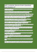 NRF Customer Service Exam Questions And Answers -7