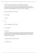 AVIA 305 Test Questions with Verified Answers Latest Update 2025 Already Passed 