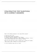 STNA Practice Test Questions