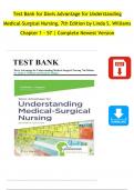  Test Bank  for Davis Advantage for Understanding Medical-Surgical Nursing &comma; 7th Edition Linda S&period; Williams 