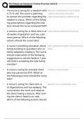 RN Maternal Newborn Online Practice 2023 B &lpar;2025&rpar;ACTUAL EXAM Questions And Verified Answers&vert;multiple choices&vert; 100&percnt; Passed&excl;&excl;