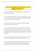 Portage Learning BIOD 171 Module 6 Study guide with Complete Solutions &vert; Latest 2025 Update &vert; rated A&plus;