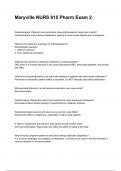 Maryville NURS 615 Pharm Exam 2 NEWEST 2025&sol;2026 ACTUAL EXAM COMPLETE QUESTIONS AND CORRECT DETAILED ANSWERS &lpar;VERIFIED ANSWERS&rpar; &vert;ALREADY GRADED A&plus;&vert;&vert;BRAND NEW&excl;&excl;