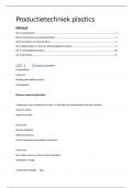 Samenvatting -  Productietechniek &lpar;EDPWT2&rpar;