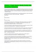 CASAL II High Stakes Study Guide with Complete Solutions