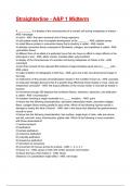 Straighterline - A&P 1 Midterm Exam 2025&sol;2026 Questions With Completed & Verified Solutions&period;
