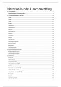 Samenvatting Materiaalkunde -  Materiaalkunde 4 &lpar;EDMK4&rpar;
