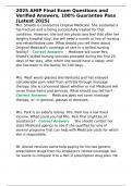 2025 AHIP Final Exam Questions and Verified Answers&comma; 100- Guarantee Pass &lpar;Latest 2025&rpar;&period;