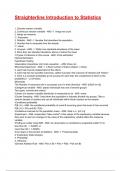Straighterline Introduction to Statistics Exam 2025&sol;2026 Questions With Completed & Verified Solutions&period;