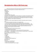 Straighterline Micro 250 final prep Exam 2025&sol;2026 Questions With Completed & Verified Solutions&period;