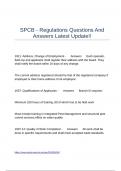 SPCB - Regulations Questions And Answers Latest Update&excl;&excl;