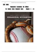 TEST BANK Managerial Accounting&comma; 4th Edition By Davis&comma; Complete Chapters 1 To 13 Updated 2025 NEWEST VERSION&period;