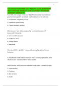 TACO BELL SHIFT LEAD TEST ACTUAL EXAM QUESTIONS WITH VERIFIED ANSWERS &lpar;100&percnt; CORRECT ANSWERS&rpar; &sol;ALREADY GRADED A&plus; 
