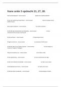 frans unite 3 opdracht 21&comma; 27&comma; 28&period; Actual Exam Questions With 100&percnt; Correct Verified Answers&period;