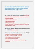 NSC ACTUAL EXAM NEWEST VERSION 2024&sol;2025 ACTUAL 58  QUESTION AND CORRECT DETAILED VERIFIED ANSWERS  FROM VERIFIED SOURCES RATED A GRADE&period;