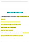 Entrepreneurship and Small Business Certification Exam Questions with Answers 2025