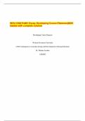WGU C920 RAM1 Essay&colon; Developing Course Elements&vert;2025 Update with complete solution