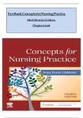 Test Bank for Concepts for Nursing Practice 4th Edition by Giddens All   60 chapters covered GET IT 100&percnt; ACCURATE&excl;&lpar;Graded A&plus;&rpar; complete version  ISBN&colon;9780323809825