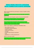 FINAL EXAM&colon; MCN 552&comma; 2025&sol;2026 WITH CORRECT&sol;ACCURATE ANSWERS