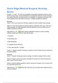 Davis Edge Medical-Surgical Nursing  Burns &lpar;Latest 2025 Update&rpar;&comma; Questions and answers with Verified solution&comma; Rated A&plus;&period;