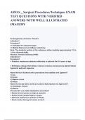ABFAS  Surgical Procedures-Techniques &lpar;Latest 2025 Update&rpar;&comma; Questions and answers with Verified solution&comma; Rated A&plus;&period;