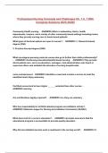 Professional Nursing Concepts and Challenges Ch&period; 1-3&comma; 7 With Complete Solutions 2025-2026&excl;&excl;