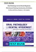 Oral Pathology for the Dental Hygienist With General Pathology Introductions&comma; 8th Edition TEST BANK by Ibsen and Peters&comma; Chapters 1 - 10&comma; Complete