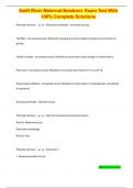 Swift River Maternal-Newborn Exam Test With 100&percnt; Complete Solutions
