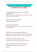 WGU C214 OA Financial Management Retake 2025-2026&period; Questions with 100&percnt; correct and verified answers&period; GUARANTEED A&plus; GRADE&period;
