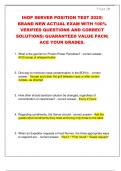 IHOP SERVER POSITION TEST 2025&vert;  BRAND NEW ACTUAL EXAM WITH 100&percnt;  VERIFIED QUESTIONS AND CORRECT  SOLUTIONS&vert; GUARANTEED VALUE PACK&vert;  ACE YOUR GRADES&period;