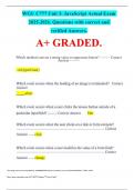  WGU C777 Unit 3&colon; JavaScript Actual Exam 2025-2026&period; Questions with correct and verified Answers&period; A&plus; GRADED&period;
