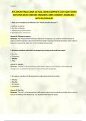 ATC ENON FINAL EXAM ACTUAL EXAM COMPLETE 250&plus; QUESTIONS WITH DETAILED VERIFIED ANSWERS &lpar;100&percnt; CORRECT ANSWERS&rpar; &sol; WITH RATIONALES