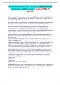 WGU Patho  D236  Exam 2025-2026&period; Questions with correct and verified answers&period; GUARANTEED A&plus; GRADE&period;