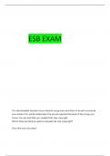 ESB PRACTICE TEST 2 QUESTIONS WITH COMPLETE ANSWERS