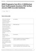 &lpar;2025&rpar;Actual Exam Test&vert;Complete Questions With Verified Answers  &lpar;100&percnt; Accurate Solutions&rpar;
